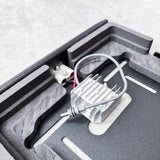 White Starlink Mini Mount with Anderson Connector and 12 Volt Booster