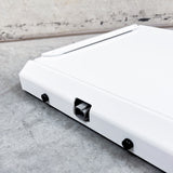 White Starlink Mini Mount with 2 Pin Deutsche Plug and 12 Volt Booster