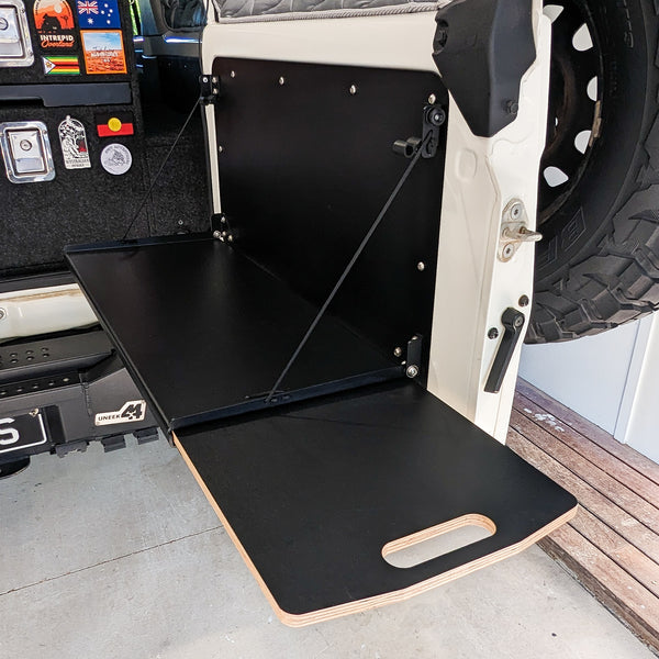 Barn Door Table with Extension to suit Toyota LandCruiser 70 Series